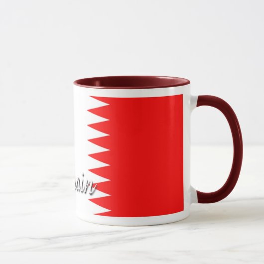 Bahrain Flag Coffee-Mok Mok (Rechts)