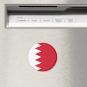 Bahrain Flag Magnet (Insitu (Vaatwasser))