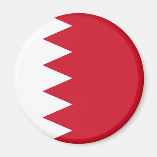 Bahrain Flag Magnet (Voorkant)
