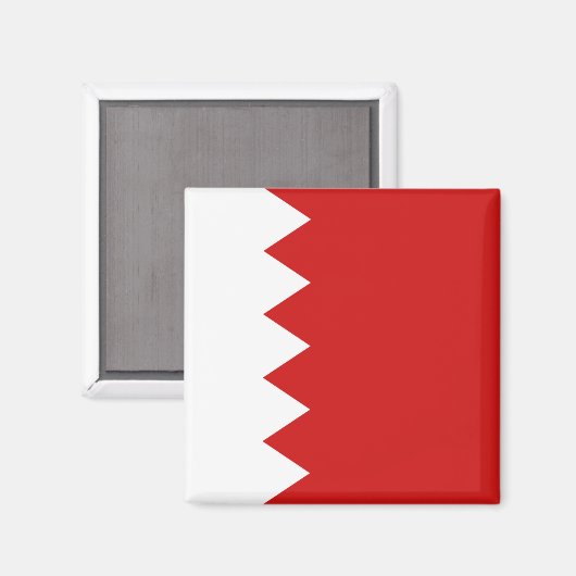 Bahrain Flag Magnet (Voorkant / Achterkant)