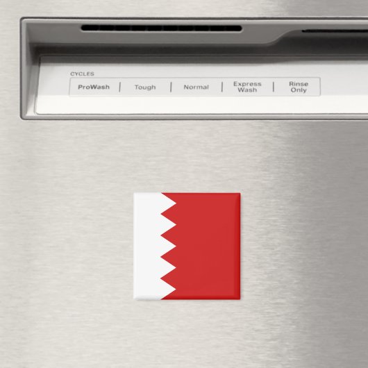 Bahrain Flag Magnet (Insitu (Vaatwasser))