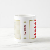 Bahrain Flag + Map-Mok Koffiemok (Center)