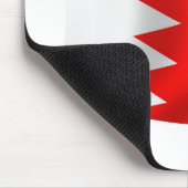 Bahrain Flag Mousepad Muismat (Hoek)