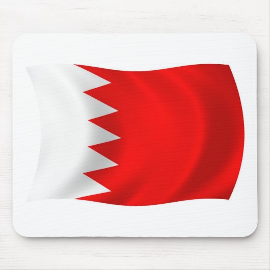 Bahrain Flag Mousepad Muismat (Voorkant)