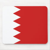 Bahrain Flag Mousepad Muismat (Voorkant)