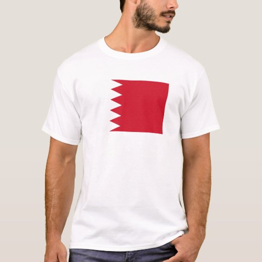 Bahrain Flag T-Shirt, Patriotic T-Shirts (Voorkant)
