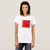 Bahrain Flag x Map T-Shirt (Voorkant volledig)