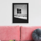 Bahrain Highway Sign Canvas Afdruk (Insitu (Woonkamer))