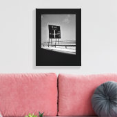 Bahrain Highway Sign Canvas Afdruk (Insitu (Woonkamer))