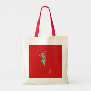Bahrain Map Bag Tote Bag