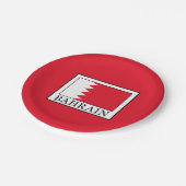 Bahrain Papieren Bordje (Gekanteld)