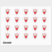 Bahrain Ronde Sticker (Vel)