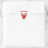 Bahrain Ronde Sticker (Tas)