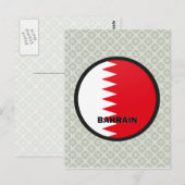 Bahrain Roundel - kwaliteitsvlag Briefkaart (Voorkant / Achterkant)