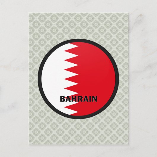 Bahrain Roundel - kwaliteitsvlag Briefkaart (Voorkant)