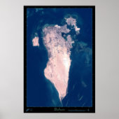 Bahrain Satellite Poster (Voorkant)