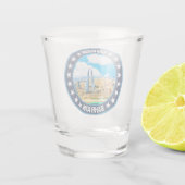 Bahrain Shot Glas (Achterkant)