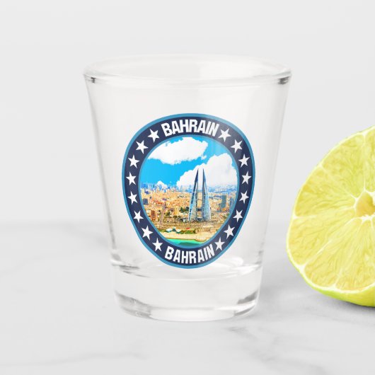 Bahrain Shot Glas (Voorkant)