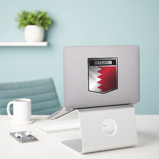 Bahrain Sticker (Laptop op bureau)