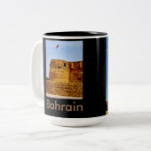 Bahrain Tweekleurige Koffiemok (Voorkant links)