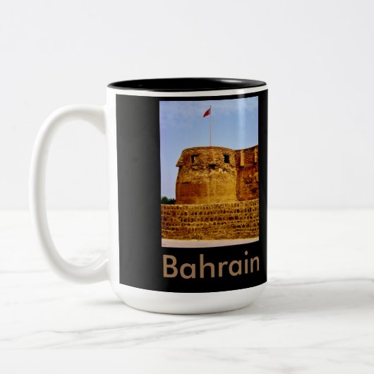 Bahrain Tweekleurige Koffiemok (Links)