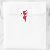 Bahrain Vierkante Sticker (Tas)