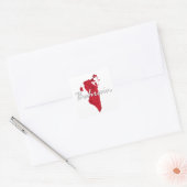 Bahrain Vierkante Sticker (Envelop)