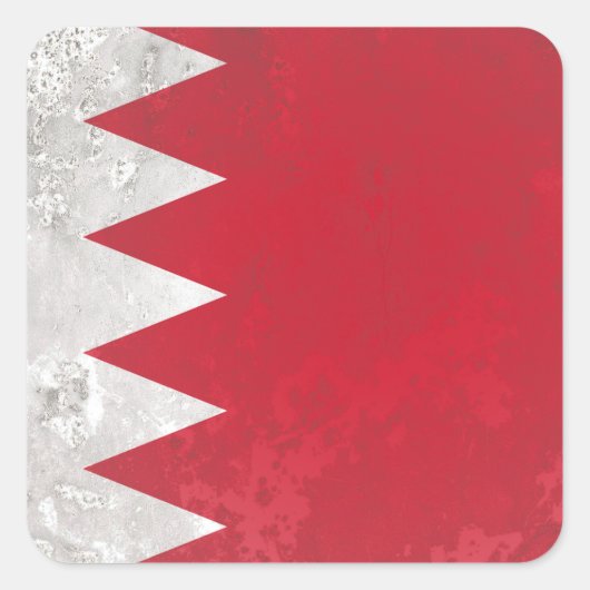 Bahrain Vierkante Sticker (Voorkant)