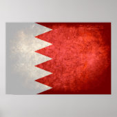Bahraini-vlag Poster (Voorkant)