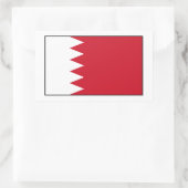 Bahrein - Bahreinse vlag Rechthoekige Sticker (Tas)