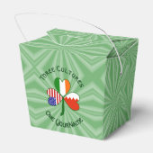 Bahrein Ierland VS Shamrock Vlag gepersonaliseerd Bedankdoosjes (Achterkant)
