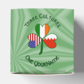 Bahrein Ierland VS Shamrock Vlag gepersonaliseerd Bedankdoosjes (Bovenkant)