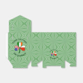 Bahrein Ierland VS Shamrock Vlag gepersonaliseerd Bedankdoosjes (Uitgevouwen)