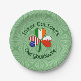 Bahrein Ierland VS Shamrock Vlag gepersonaliseerd Papieren Bordje