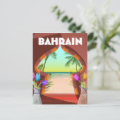 Bahrein Paleis Briefkaart (Staand voorkant)