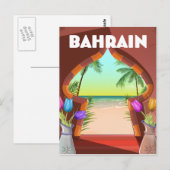 Bahrein Paleis Briefkaart (Voorkant / Achterkant)