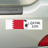 Bahrein "QATAR 2011" Bumpersticker (Op auto)