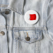 Bahrein Vlag Knop Ronde Button 5,7 Cm (In situ)