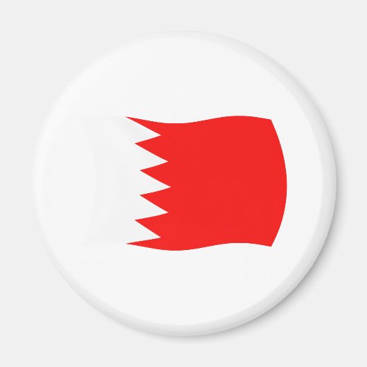 Bahrein Vlag Magneet (Voorkant)