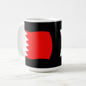 Bahrein Vlag Mok (Voorkant links)