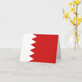 Bahrein Vlag Notitiekaart (Gele Bloem)