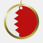 Bahrein Vlag Ornament (Achterkant)