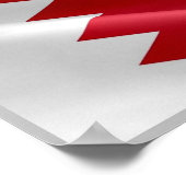 Bahrein - vlag. poster (Hoek)