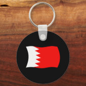 Bahrein Vlag Sleutelhanger (Voorkant)