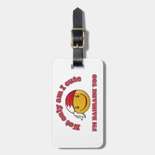 Bahreinse design bagagelabel (Voorkant verticaal)