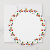 Bahreinse Ierse VS Shamrock gepersonaliseerde verj Kaart (Achterkant)