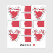 Bahreinse nationale symbolen/embleem en sticker (Vel)