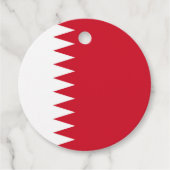 Bahreinse vlag bedankjes labels (Voorkant)