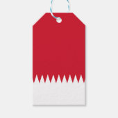Bahreinse vlag cadeaulabel (Voorkant)
