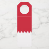 Bahreinse vlag flessenhanger (Achterkant)